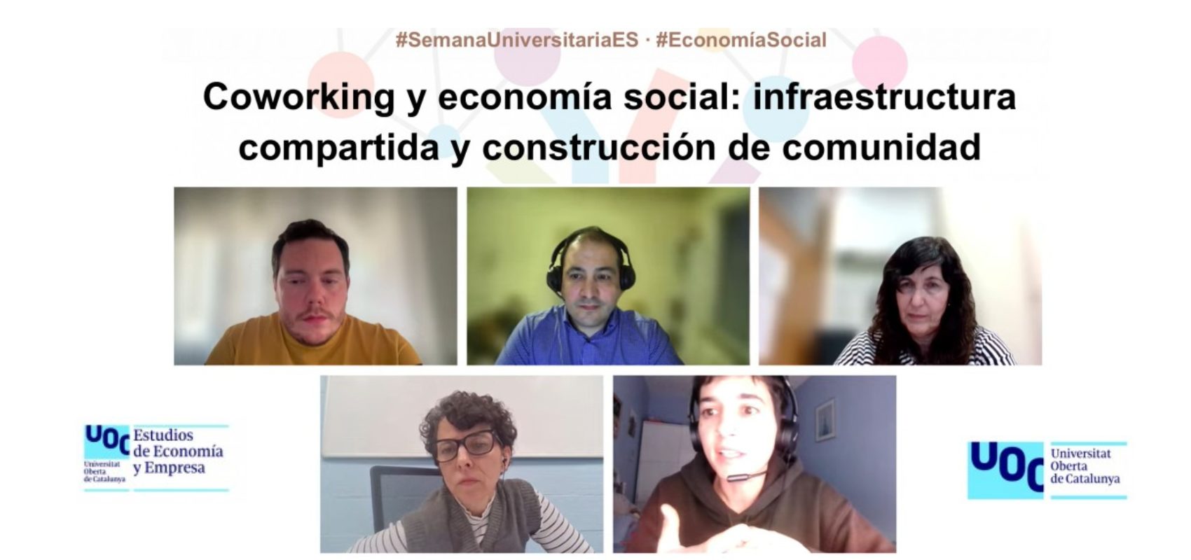 Inici webinar “Coworking y economía social"